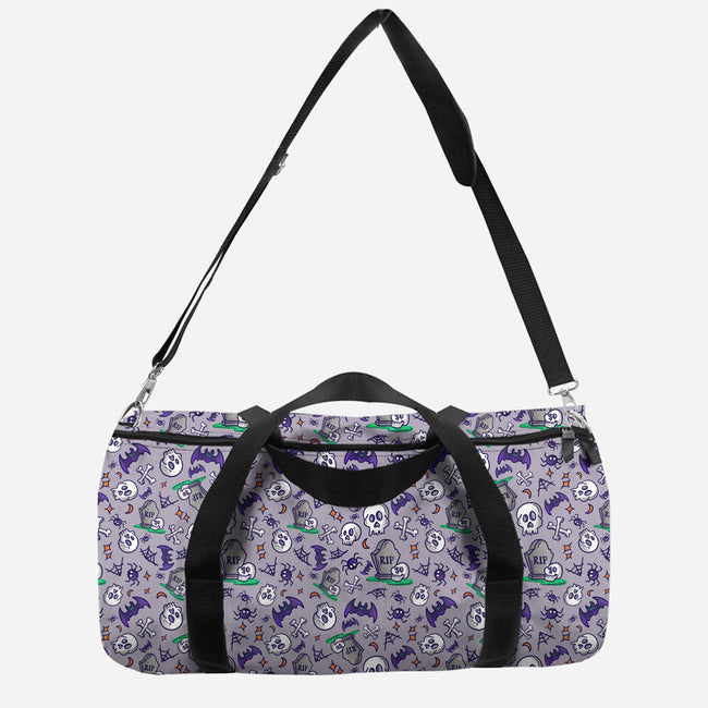 Deadly-none all over print duffle bag-TeeFury