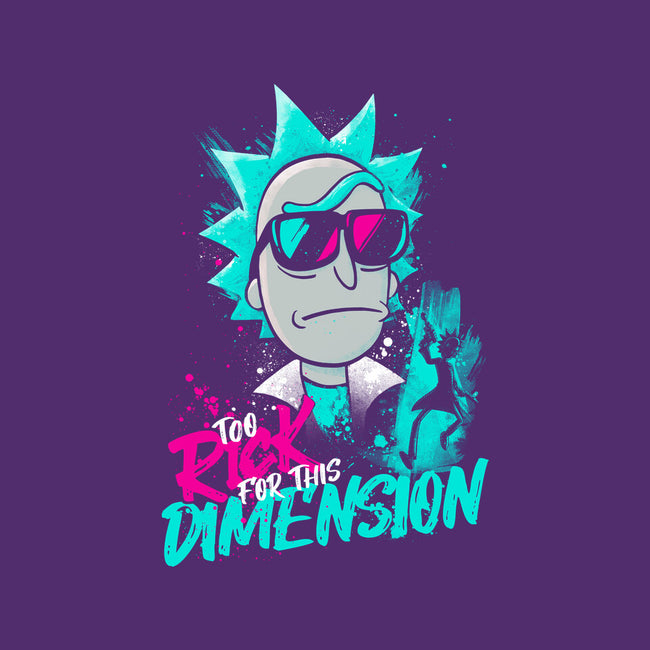 Too Rick For This Dimension-womens fitted tee-teesgeex