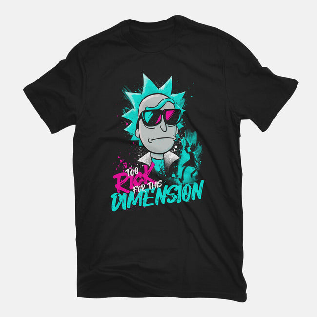 Too Rick For This Dimension-womens fitted tee-teesgeex