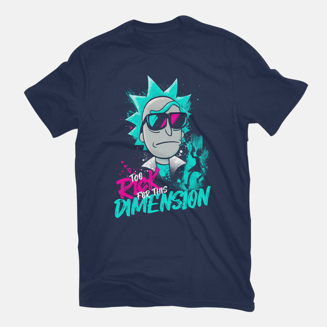 Too Rick For This Dimension-womens fitted tee-teesgeex