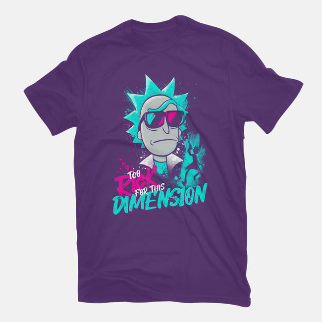 Too Rick For This Dimension-womens fitted tee-teesgeex