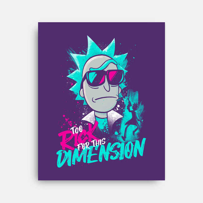 Too Rick For This Dimension-none stretched canvas-teesgeex