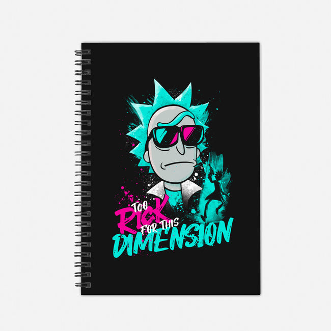 Too Rick For This Dimension-none dot grid notebook-teesgeex