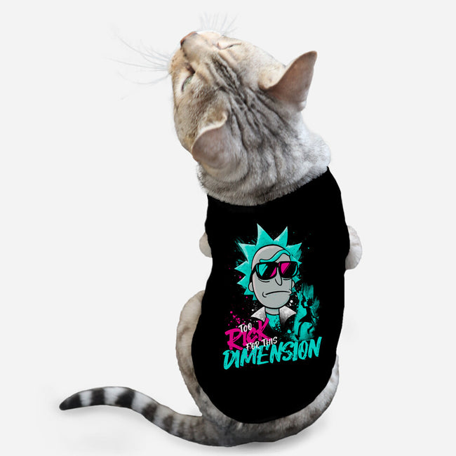 Too Rick For This Dimension-cat basic pet tank-teesgeex