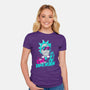 Too Rick For This Dimension-womens fitted tee-teesgeex