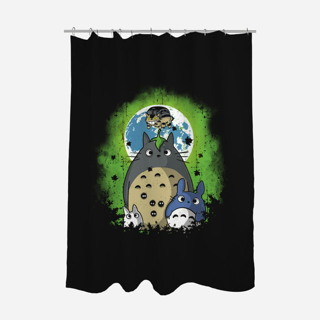 The Neighbor-none polyester shower curtain-turborat14