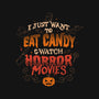 Candy And Horror Movies-unisex pullover sweatshirt-eduely