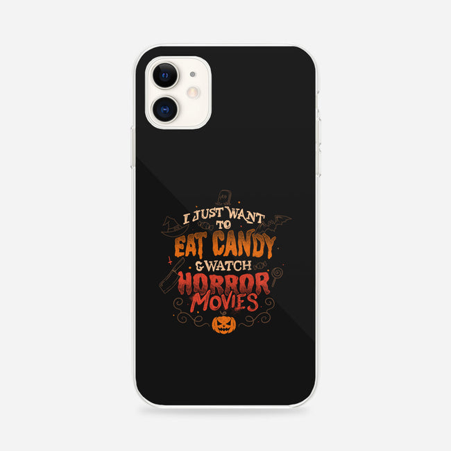 Candy And Horror Movies-iphone snap phone case-eduely