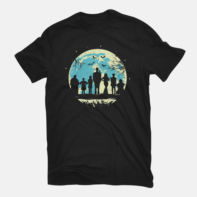 Addams Moon-mens basic tee-turborat14
