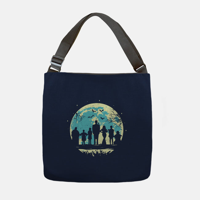 Addams Moon-none adjustable tote bag-turborat14