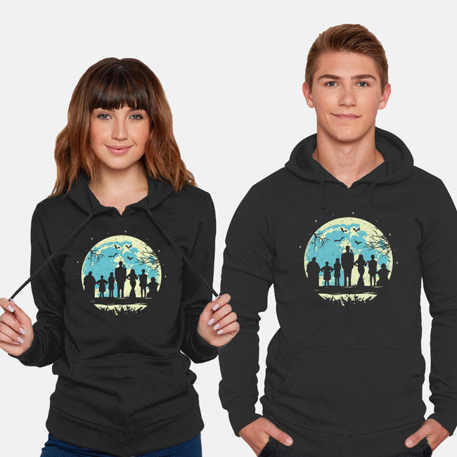 Addams Moon-unisex pullover sweatshirt-turborat14