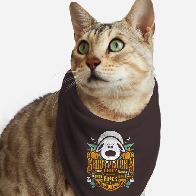 Great Pumpkin Fest-cat bandana pet collar-jrberger