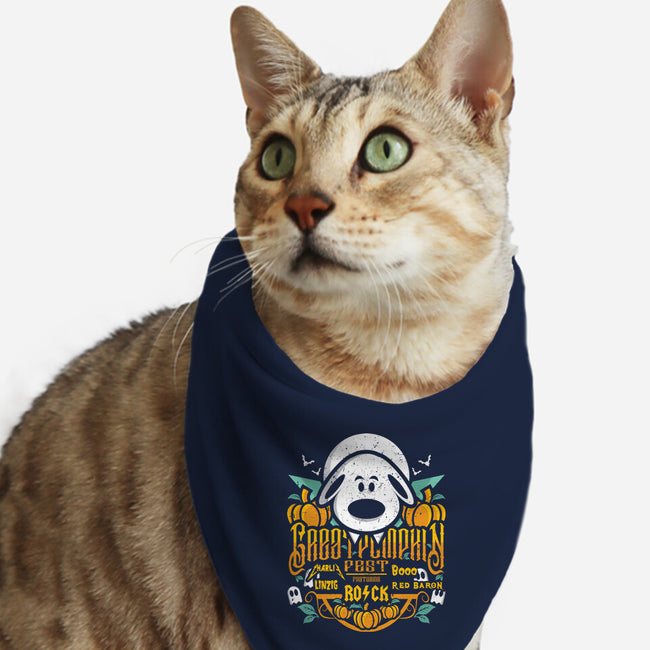 Great Pumpkin Fest-cat bandana pet collar-jrberger