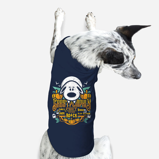 Great Pumpkin Fest-dog basic pet tank-jrberger