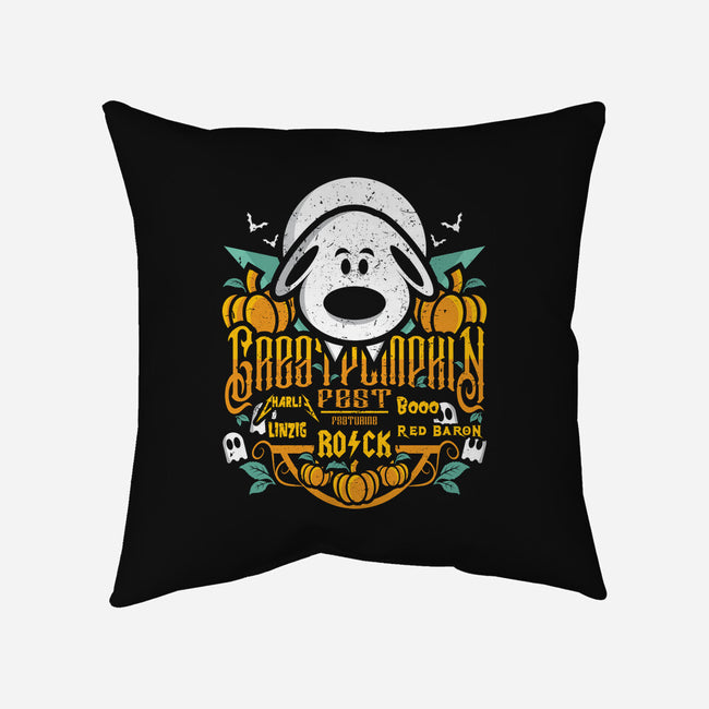 Great Pumpkin Fest-none removable cover w insert throw pillow-jrberger