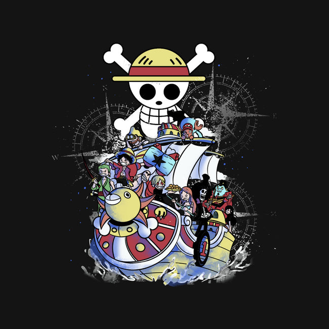 Straw Hat Crew-none removable cover w insert throw pillow-fanfabio