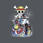 Straw Hat Crew-none removable cover w insert throw pillow-fanfabio