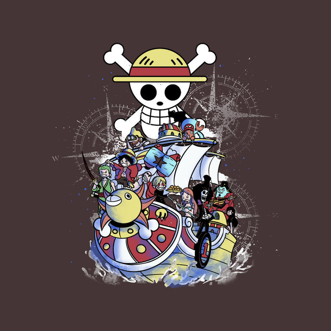 Straw Hat Crew-none removable cover w insert throw pillow-fanfabio