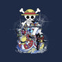 Straw Hat Crew-none removable cover w insert throw pillow-fanfabio