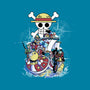 Straw Hat Crew-none removable cover w insert throw pillow-fanfabio