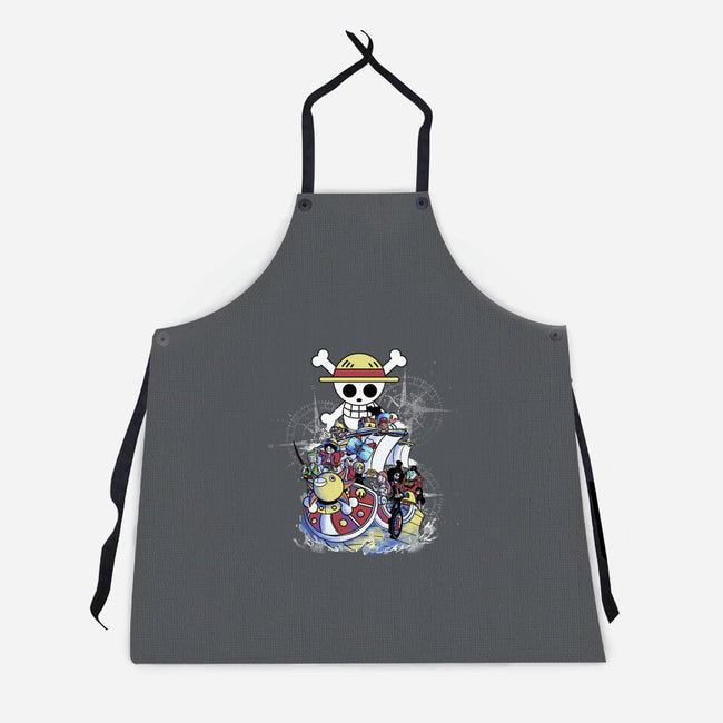 Straw Hat Crew-unisex kitchen apron-fanfabio