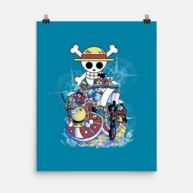 Straw Hat Crew-none matte poster-fanfabio