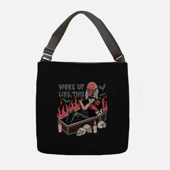 Woke Up Like This-none adjustable tote bag-momma_gorilla