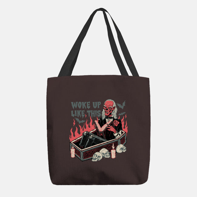 Woke Up Like This-none basic tote bag-momma_gorilla