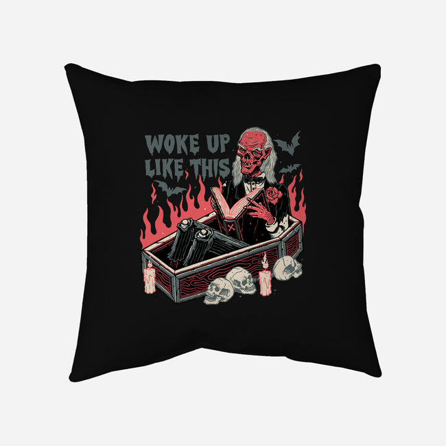 Woke Up Like This-none removable cover throw pillow-momma_gorilla