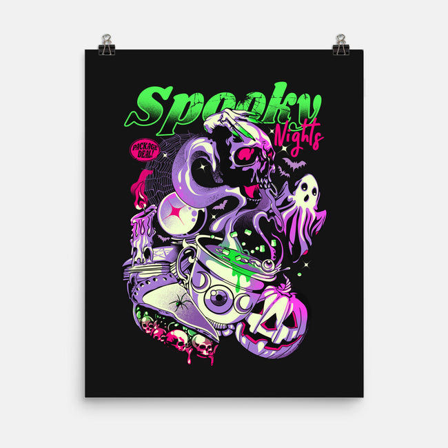 Spooky Nights-none matte poster-heydale