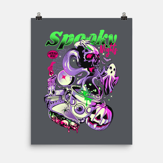 Spooky Nights-none matte poster-heydale