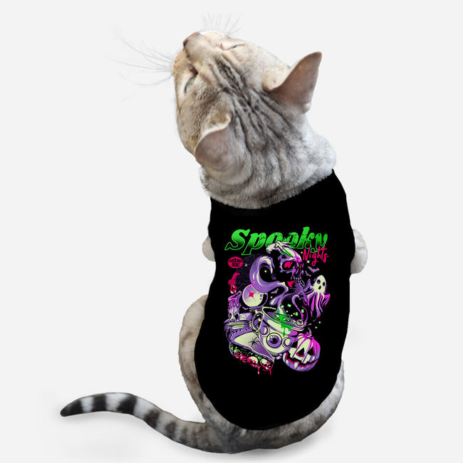 Spooky Nights-cat basic pet tank-heydale