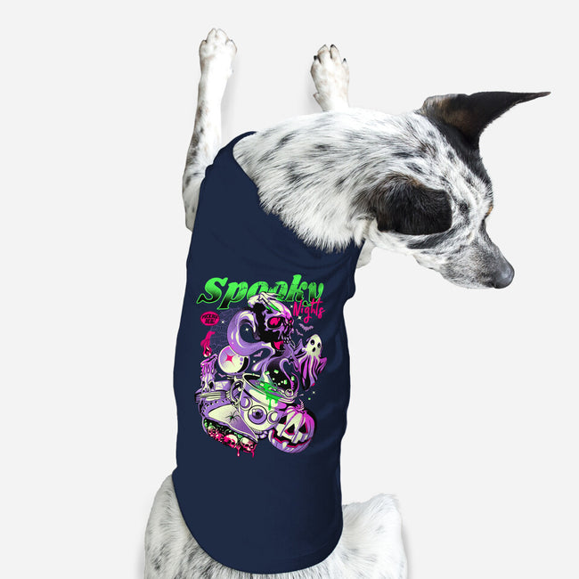 Spooky Nights-dog basic pet tank-heydale