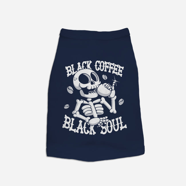 Black Coffee Soul-dog basic pet tank-estudiofitas