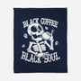 Black Coffee Soul-none fleece blanket-estudiofitas