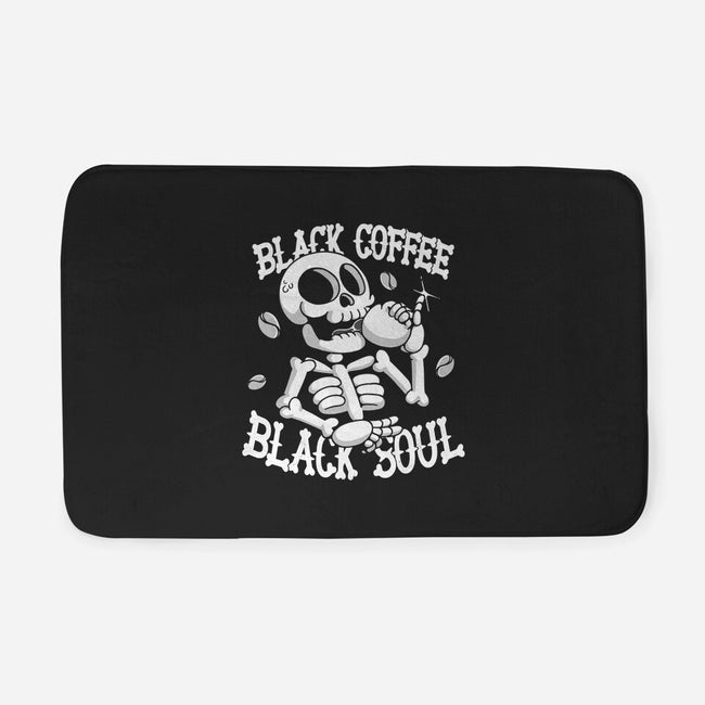 Black Coffee Soul-none memory foam bath mat-estudiofitas