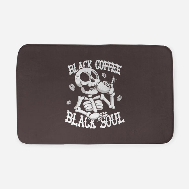 Black Coffee Soul-none memory foam bath mat-estudiofitas