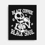 Black Coffee Soul-none stretched canvas-estudiofitas