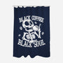 Black Coffee Soul-none polyester shower curtain-estudiofitas