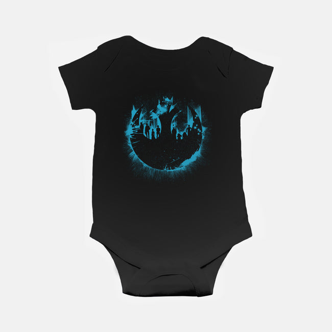 Rebel Shadows-baby basic onesie-rocketman_art