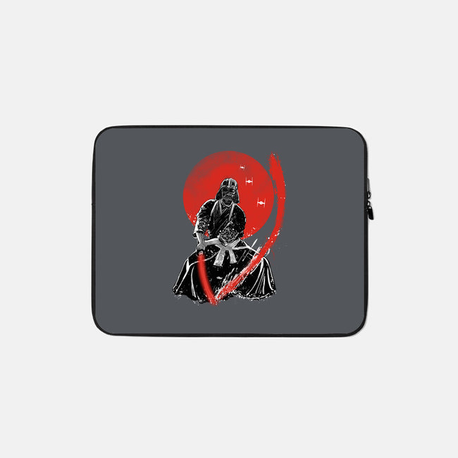 Ink Kata-none zippered laptop sleeve-kharmazero