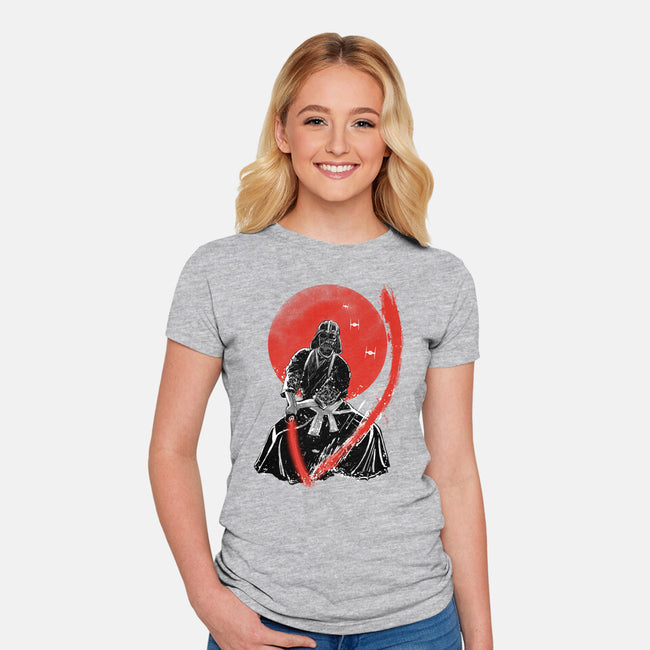 Ink Kata-womens fitted tee-kharmazero