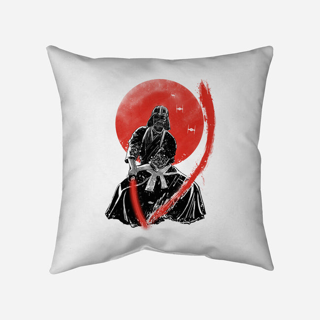 Ink Kata-none removable cover w insert throw pillow-kharmazero