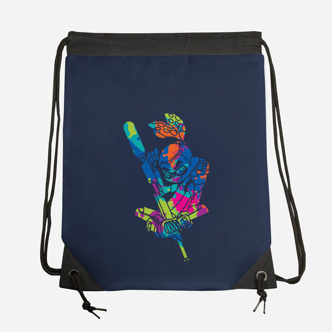 Splatter Boy-none drawstring bag-dalethesk8er