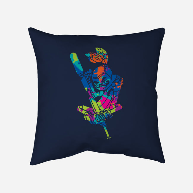 Splatter Boy-none removable cover w insert throw pillow-dalethesk8er