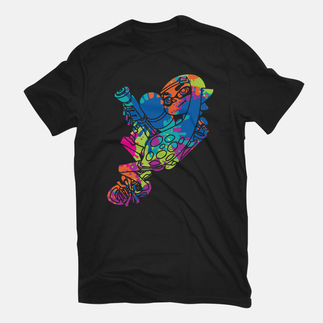 Splatter Girl-womens basic tee-dalethesk8er