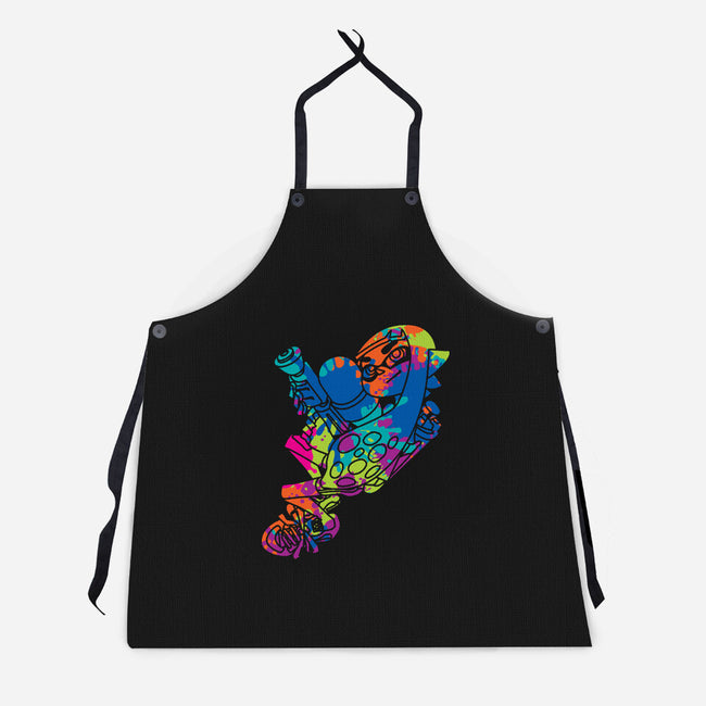 Splatter Girl-unisex kitchen apron-dalethesk8er