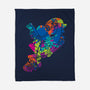 Splatter Girl-none fleece blanket-dalethesk8er