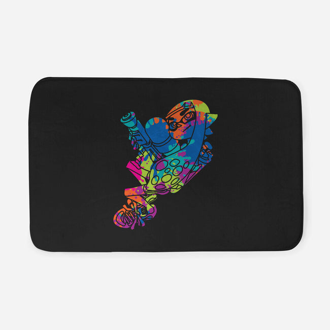 Splatter Girl-none memory foam bath mat-dalethesk8er