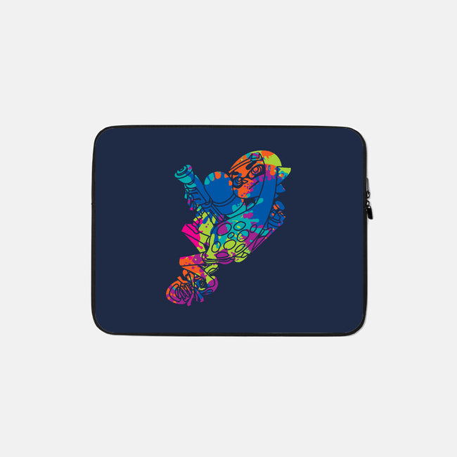 Splatter Girl-none zippered laptop sleeve-dalethesk8er